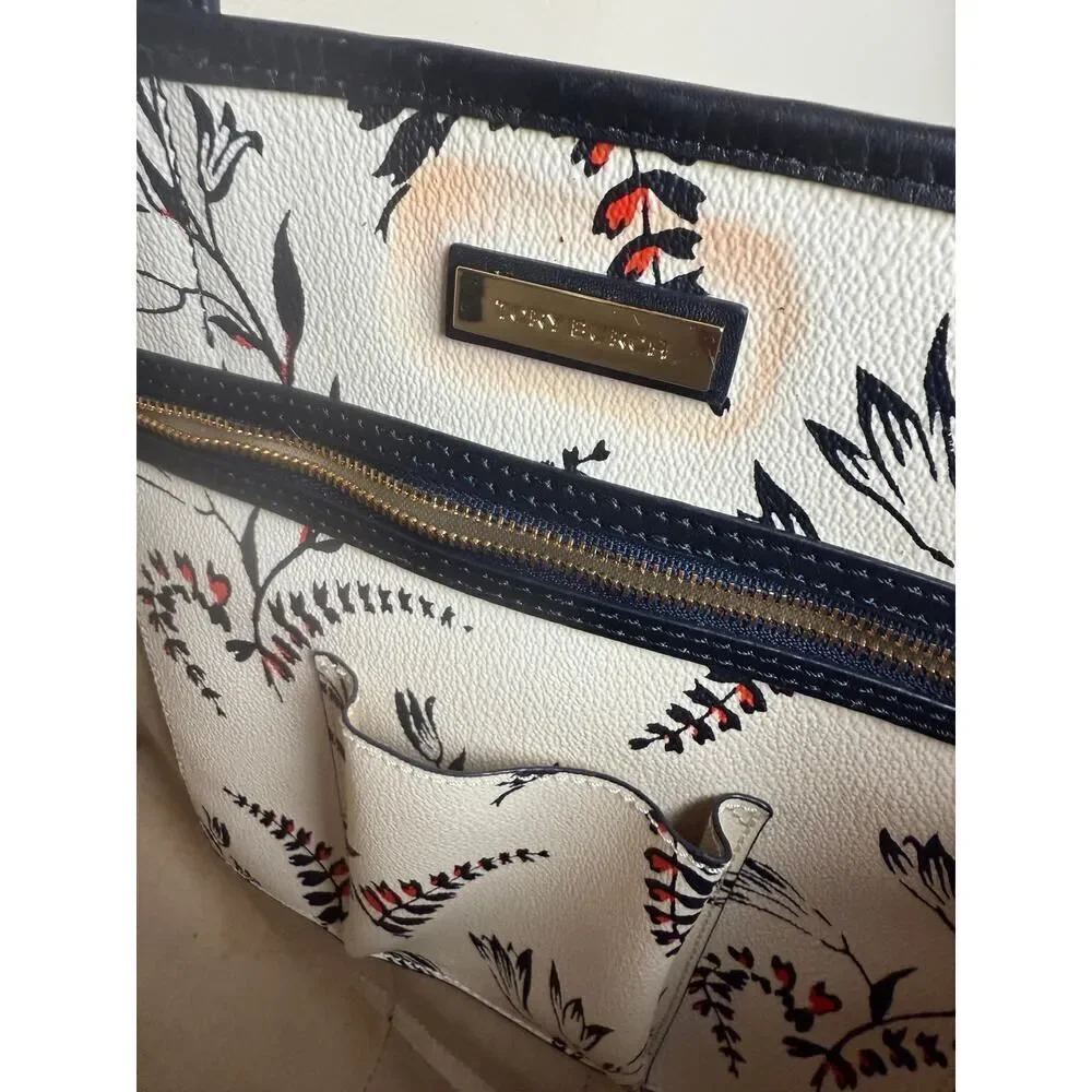 Tory Burch Floral Print Kerrington Tote